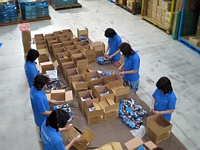 流通加工の様子の写真02